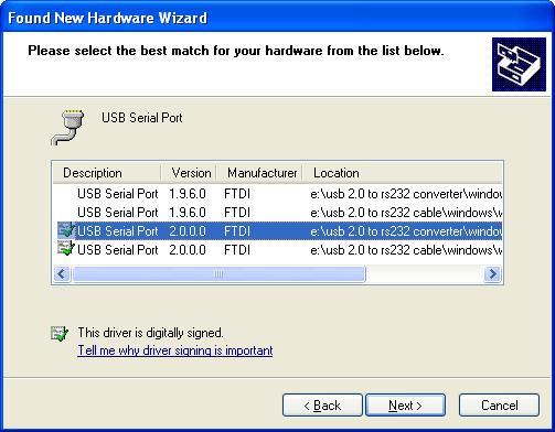 down;pad usb 2.0 serial driver